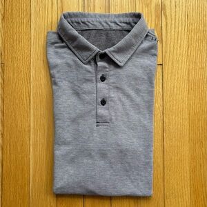 Lululemon Men’s Evolution Short Sleeve Polo Shirt Small Purple Solid